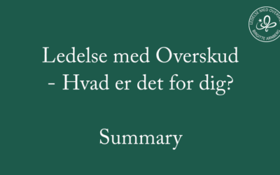 LMO – Hvad er det for dig?