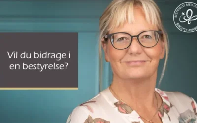 Vil du bidrage i en bestyrelse?