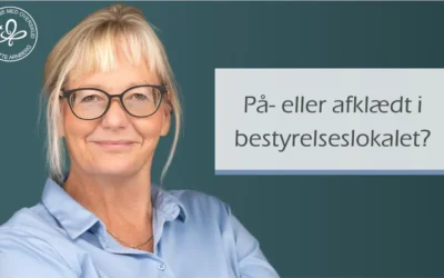 På- eller afklædt i bestyrelseslokalet?